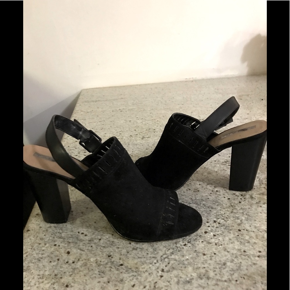 Tahari Open Toe Block Heel